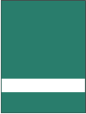 Пластик для гравировки Rowmark SATINS 122-902 Зелёный/Белый