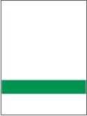 Пластик для гравировки Rowmark SATINS 122-209 Белый/Зелёный