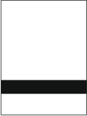 Пластик для гравировки Rowmark Flexibrass 602-204 Белый/Чёрный