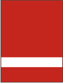 Пластик для гравировки Rowmark LaserMark 9-602 Красный/Белый