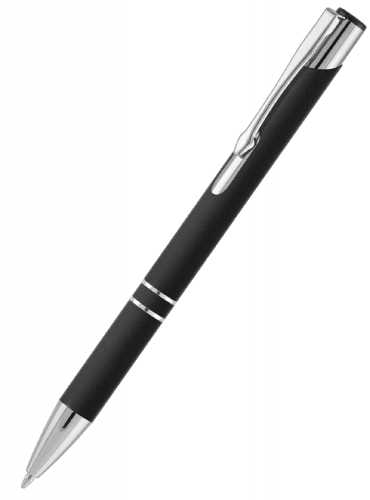 Металлическая ручка Вояж Soft Touch черная