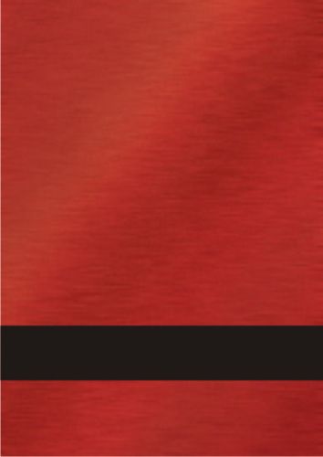 Металл для гравировки Alumamark 5205 Сатиновый Красный/Чёрный