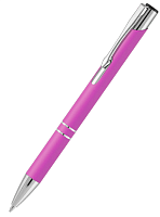 Металлическая ручка Вояж Soft Touch розовая