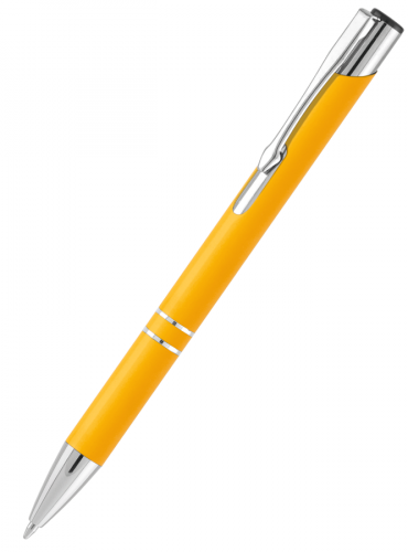Металлическая ручка Вояж Soft Touch желтая