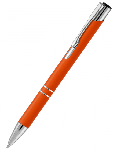 Металлическая ручка Вояж Soft Touch оранжевая